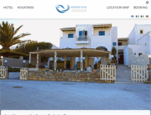 Tablet Screenshot of hotel-aigaion.gr